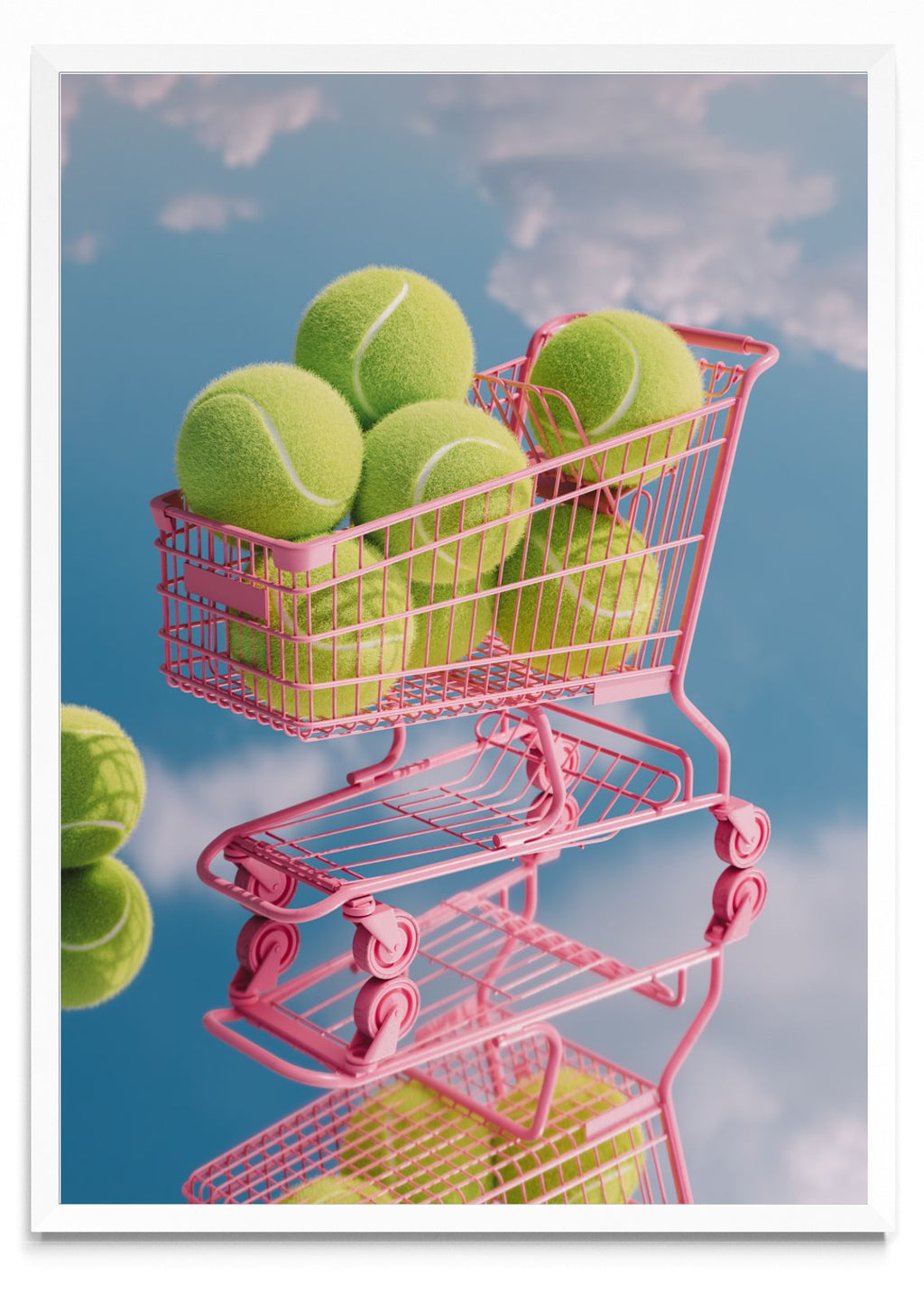 Shopping Cart Series - Tennis - Retrato BL