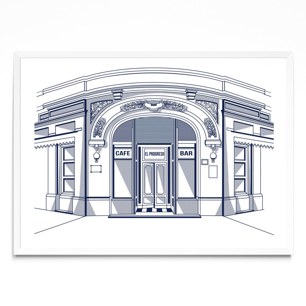 Café progreso - Paisaje BL