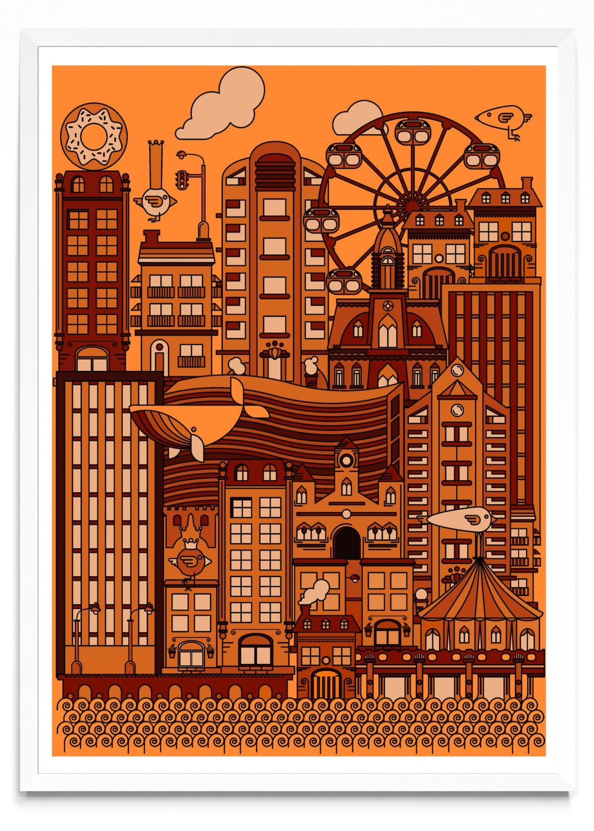 Ciudad ilustrada - Retrato BL