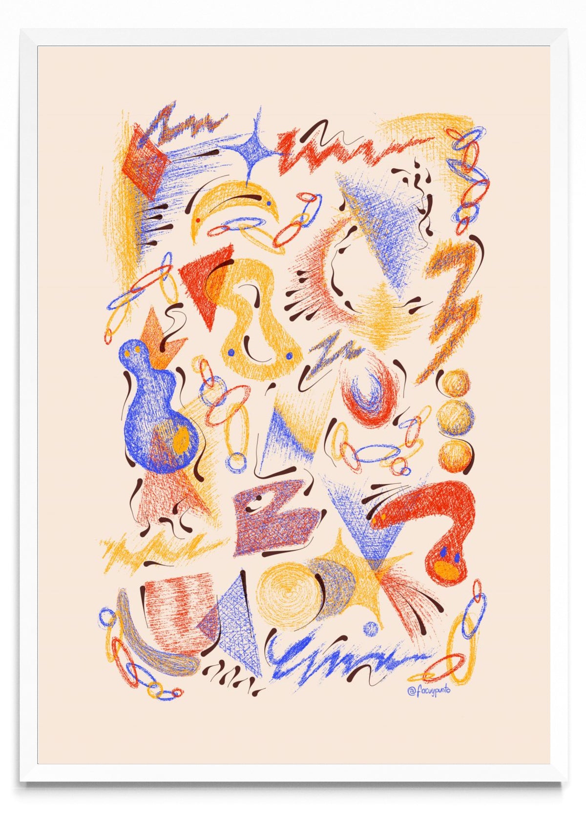 Asemic N1 - Retrato BL