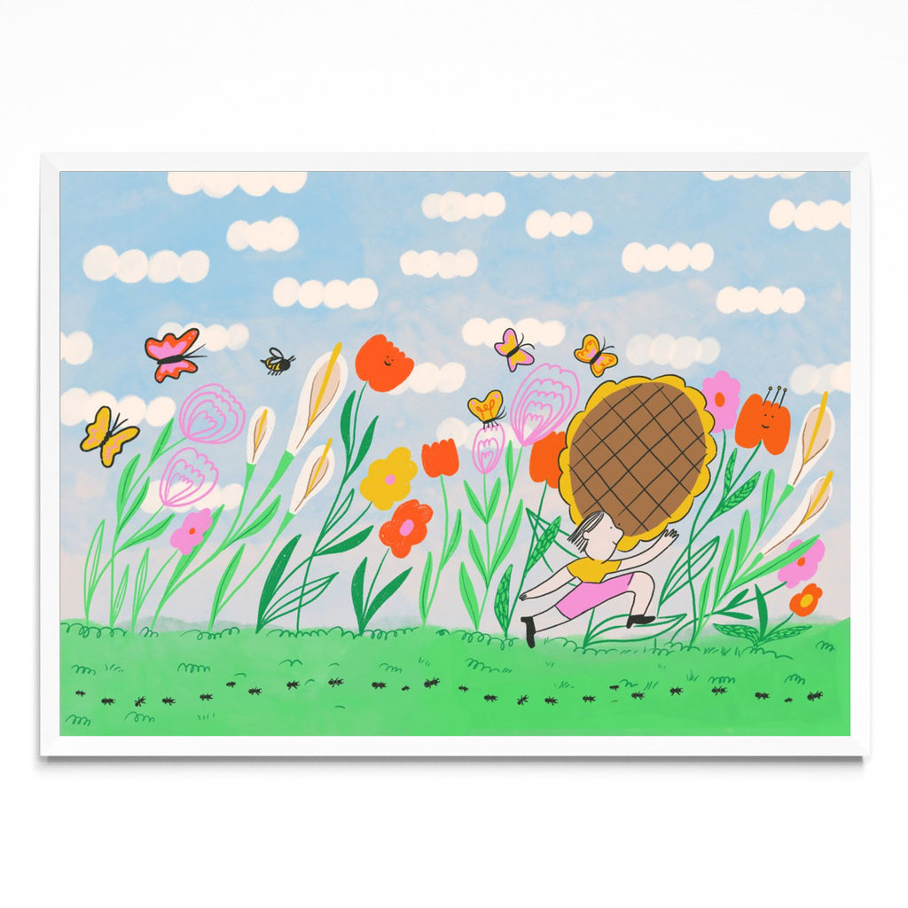 Descanso entre flores - Paisaje BL