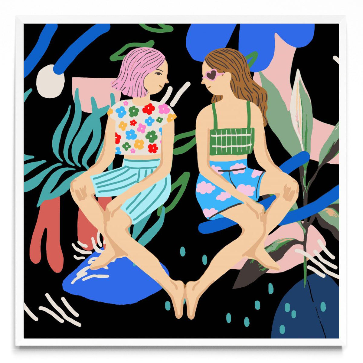 Chicas - Cuadrado BL