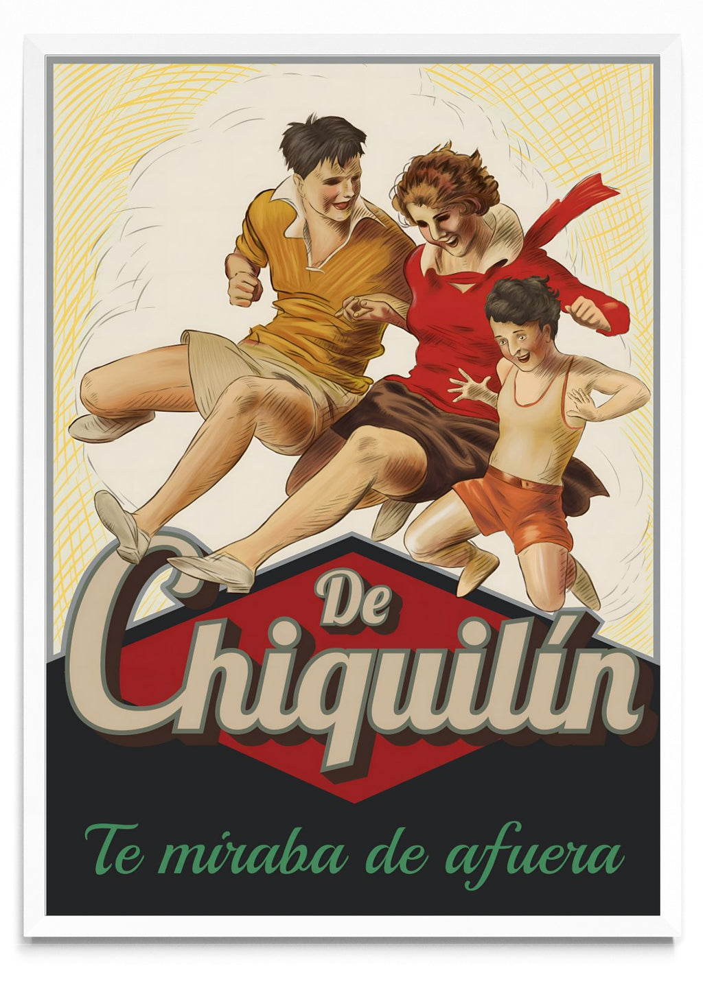 De chiquilín te miraba de afuera - Retrato BL