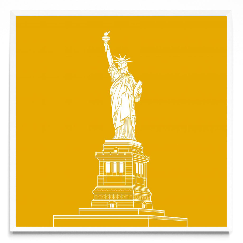 ESTATUA DE LA LIBERTAD - Cuadrado BL
