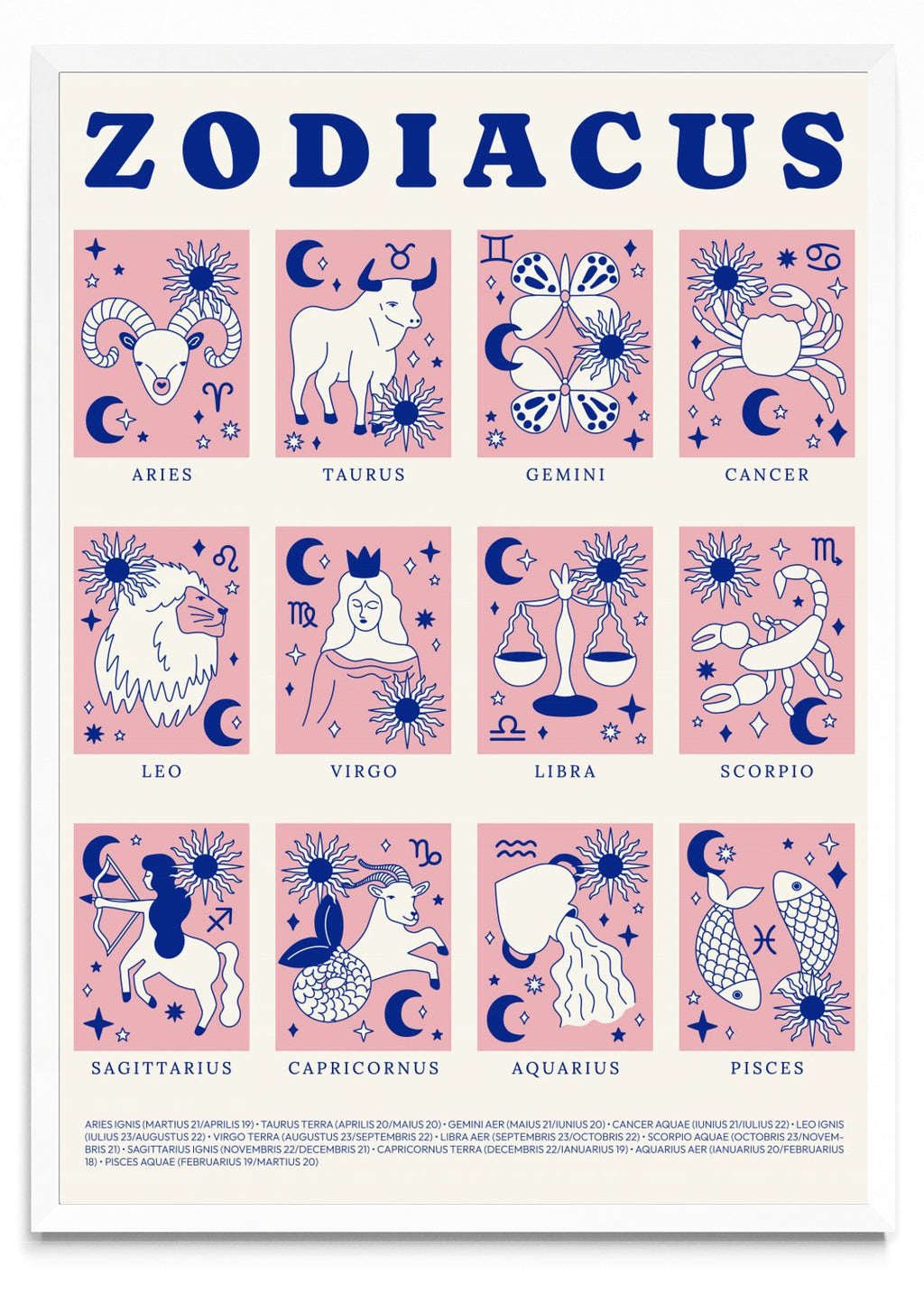 ZODIACUS BLUE II - Retrato BL