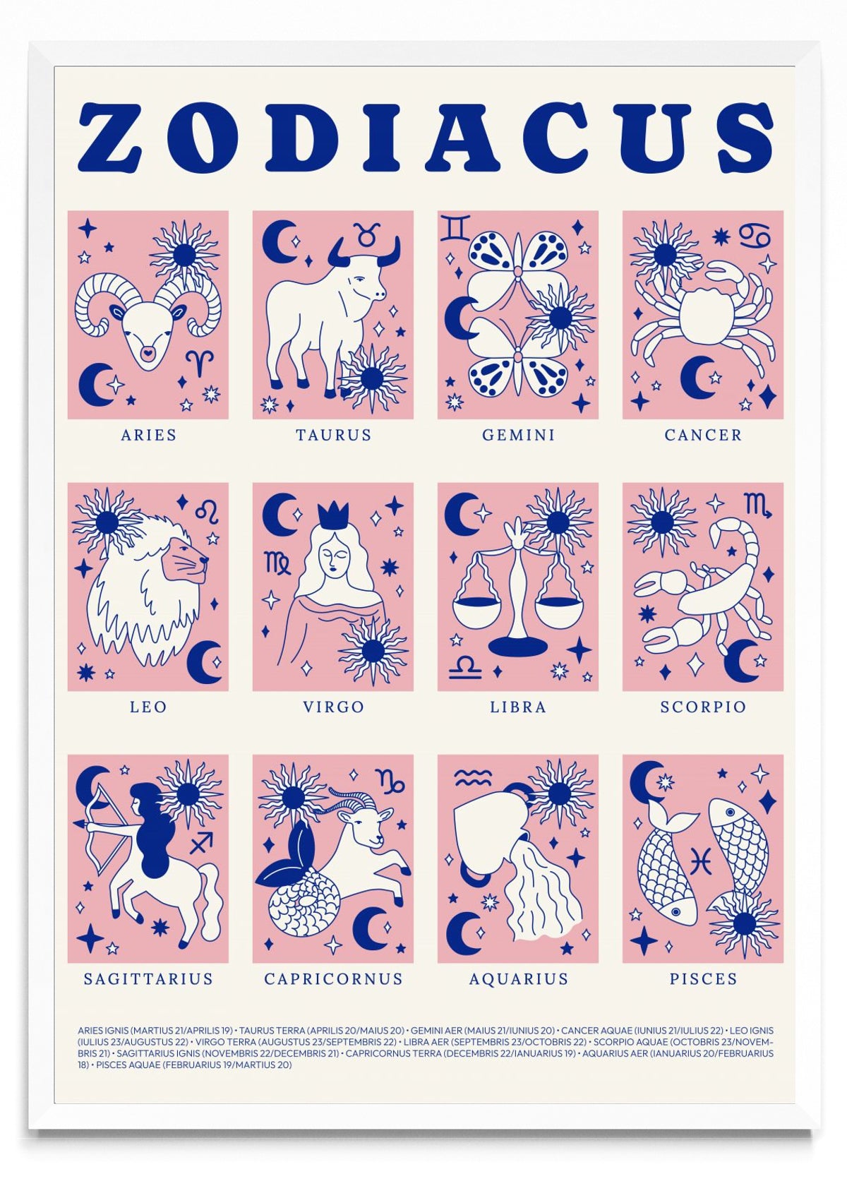 ZODIACUS BLUE II - Retrato BL