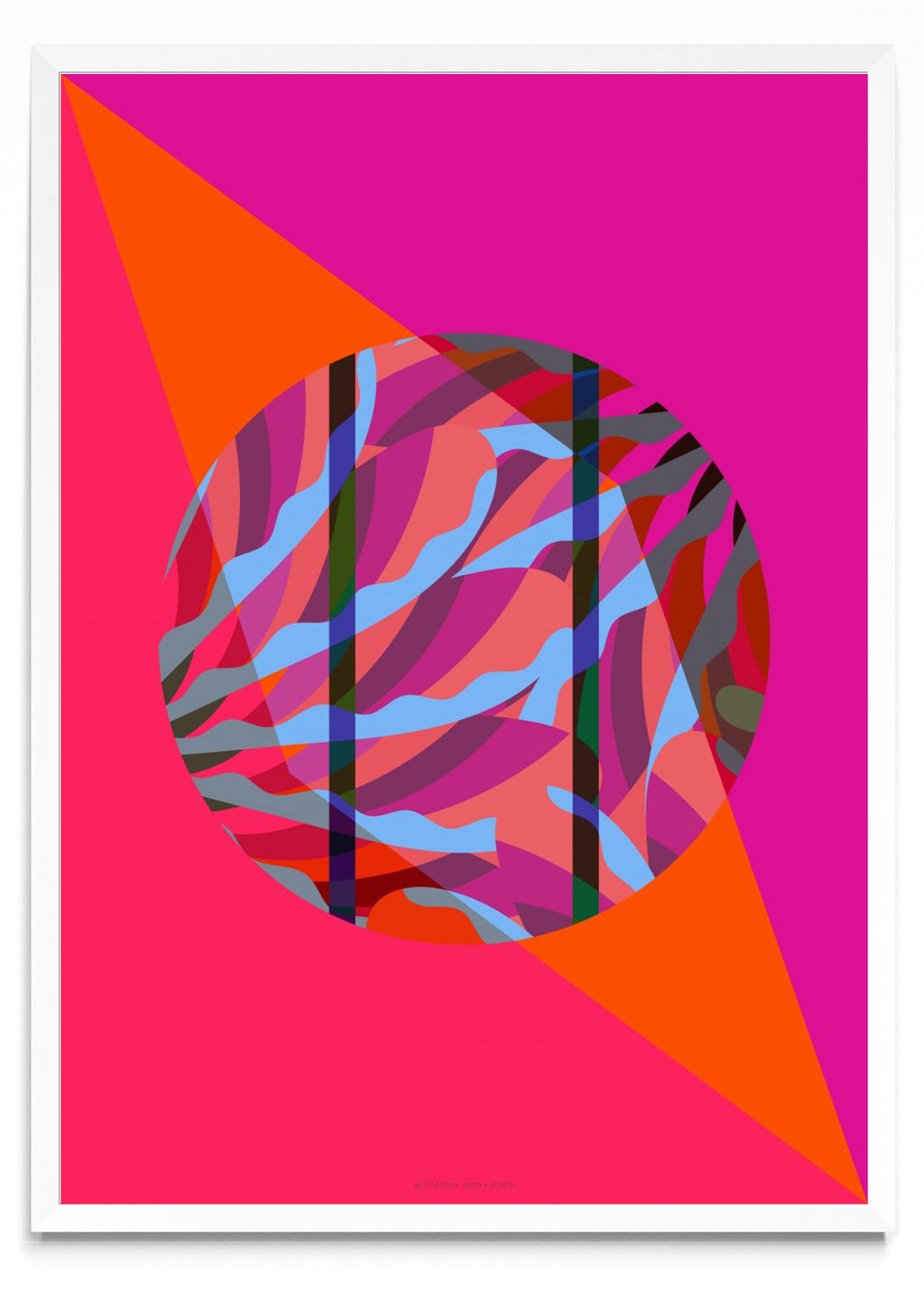 Abstract Round Rect - Retrato BL