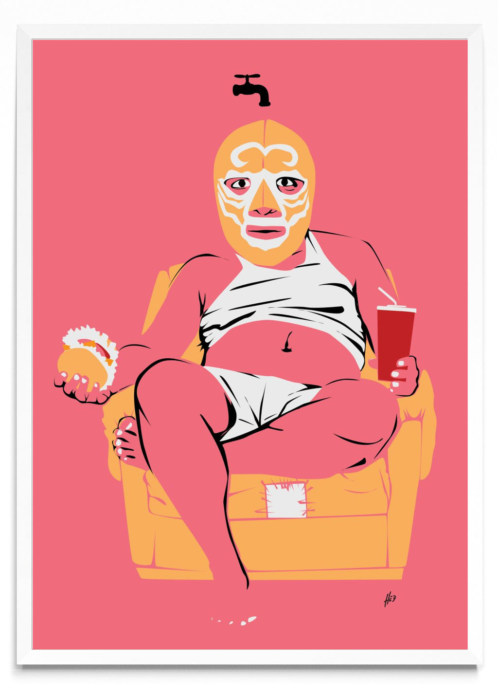Luchador-2 - Retrato BL