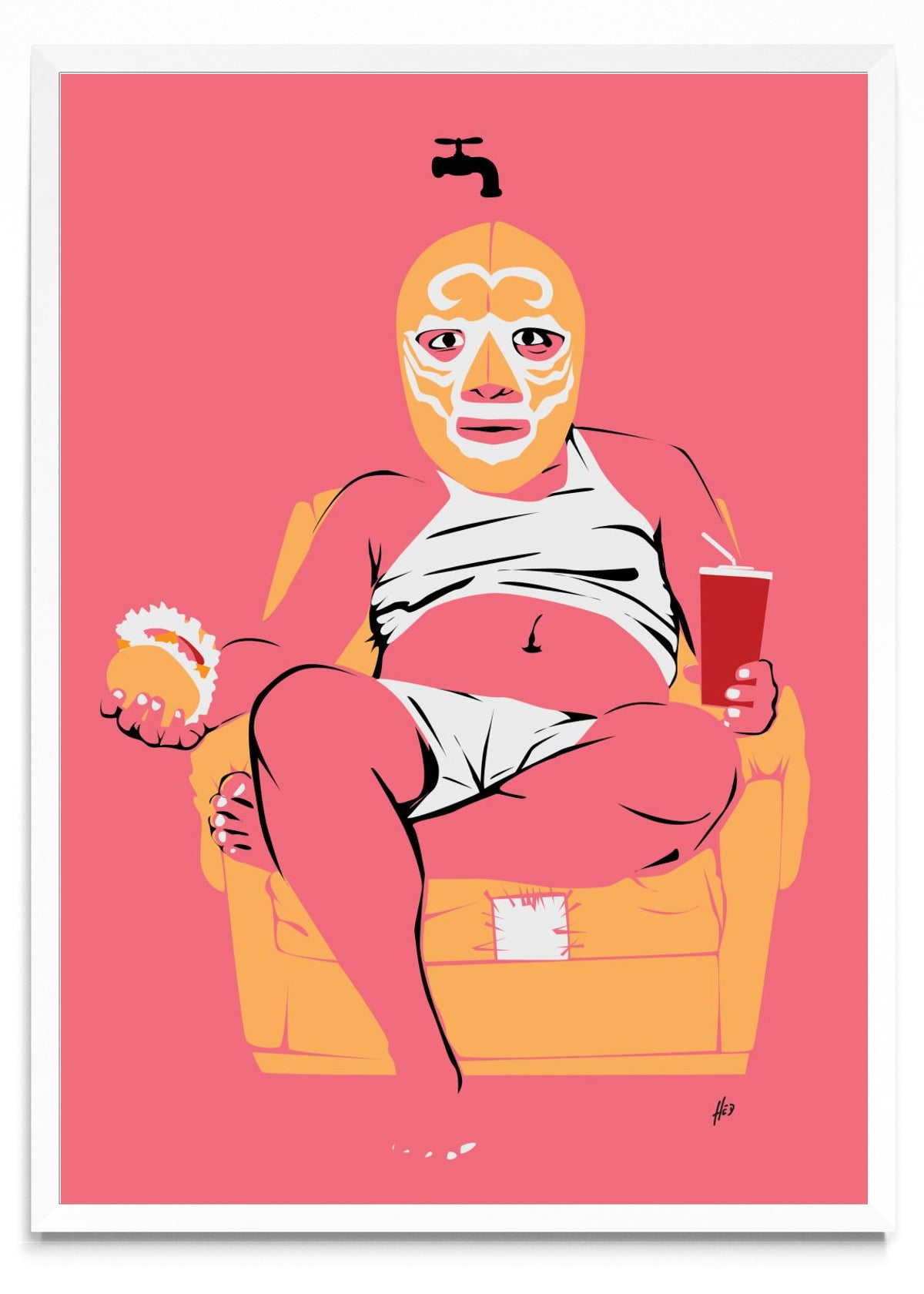 Luchador-2 - Retrato BL