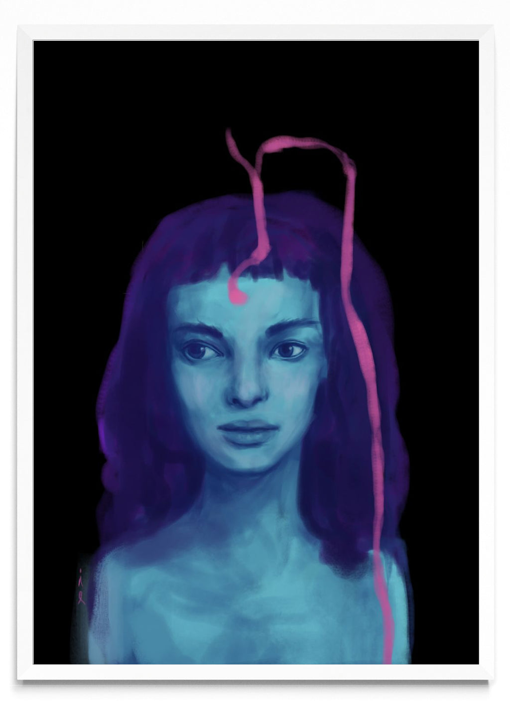 Mirada azul - Retrato BL