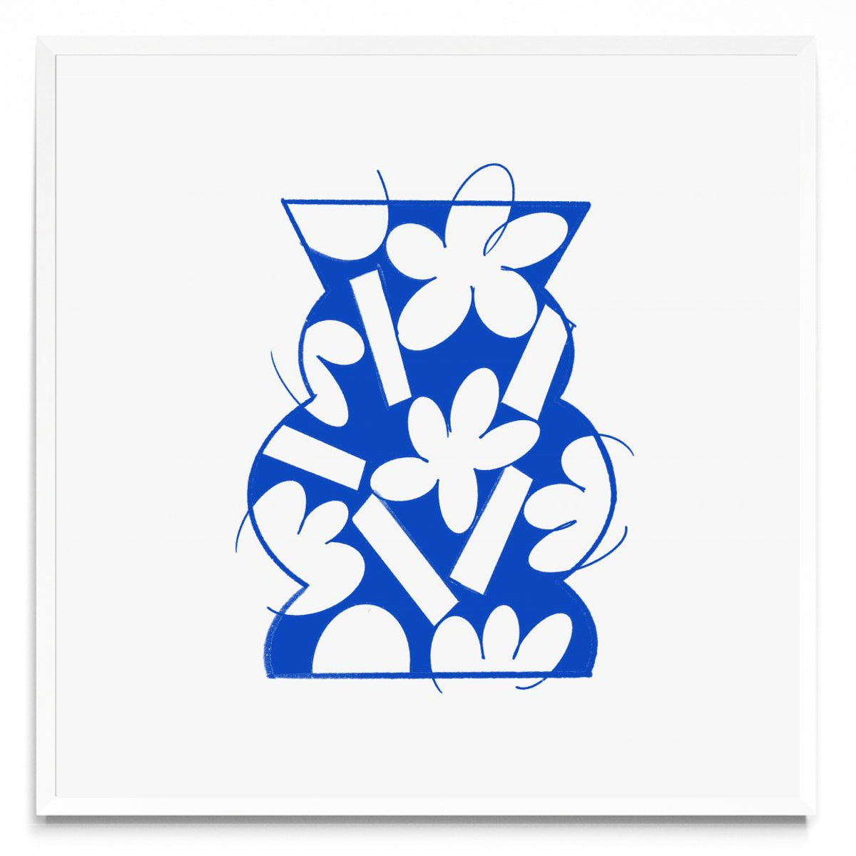 Vase Blue - Cuadrado BL