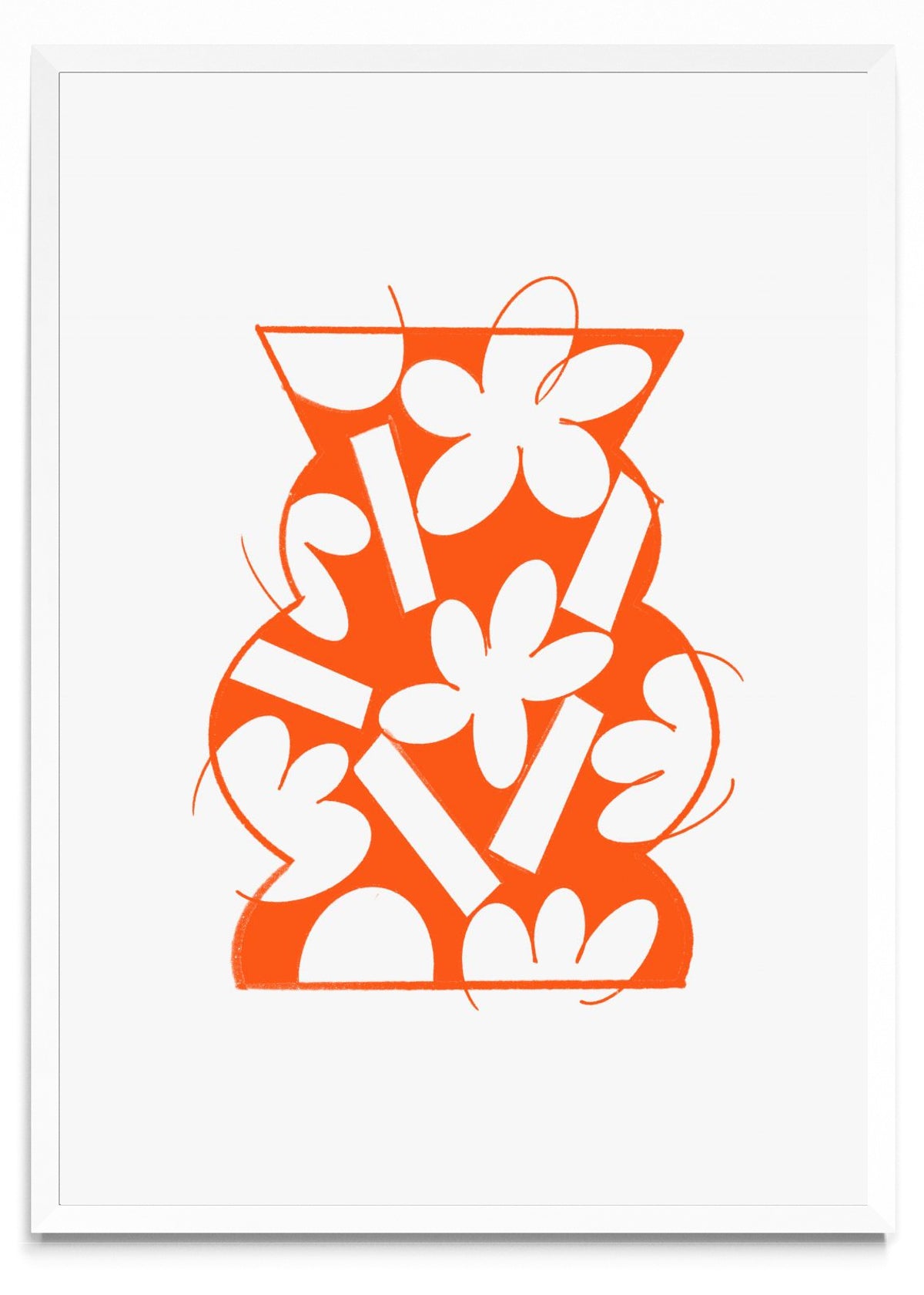 Vase Orange - Retrato BL