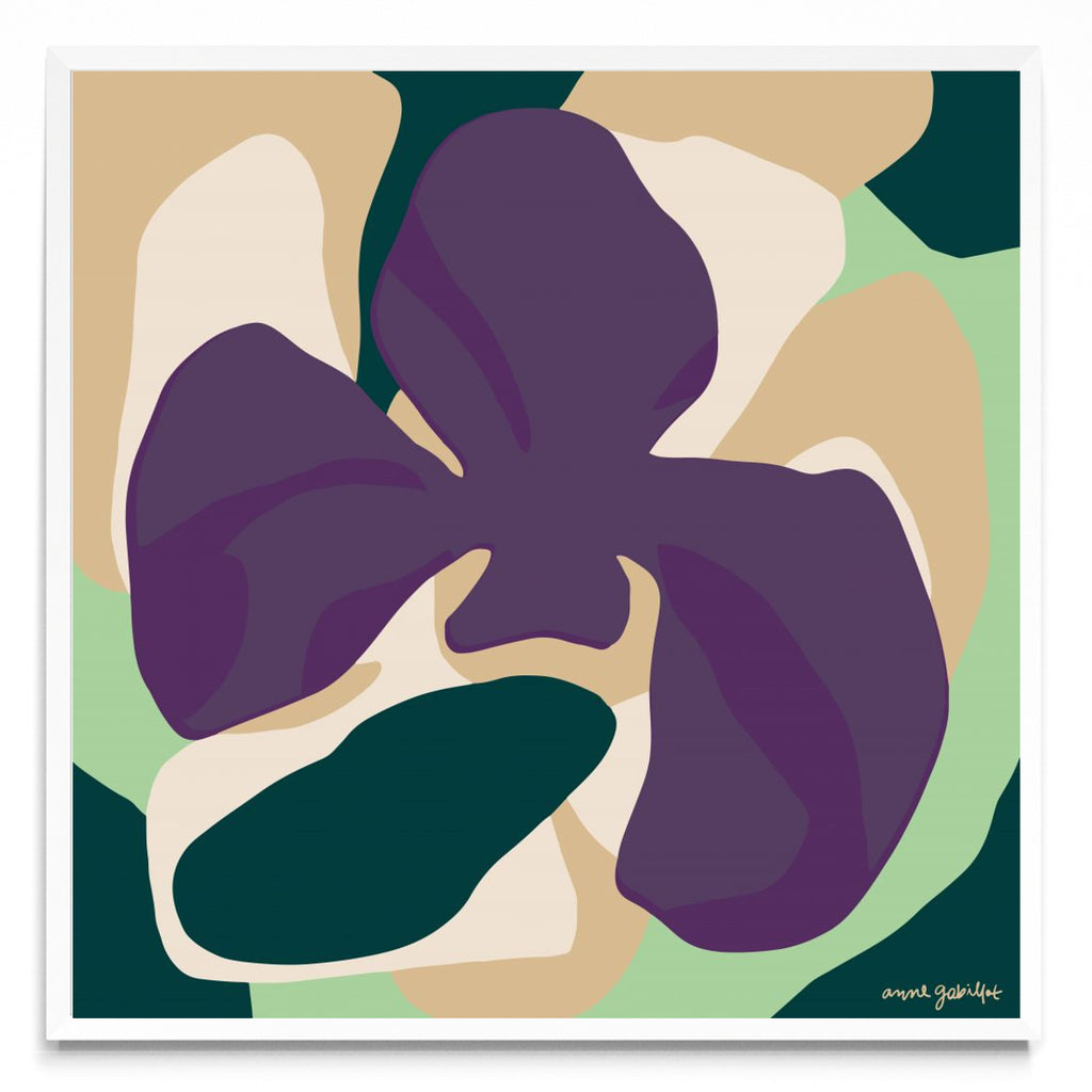 Orquídeas I - Cuadrado BL