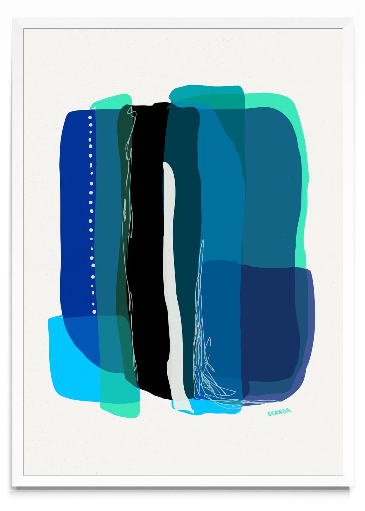 Stripes Bleu - Retrato BL