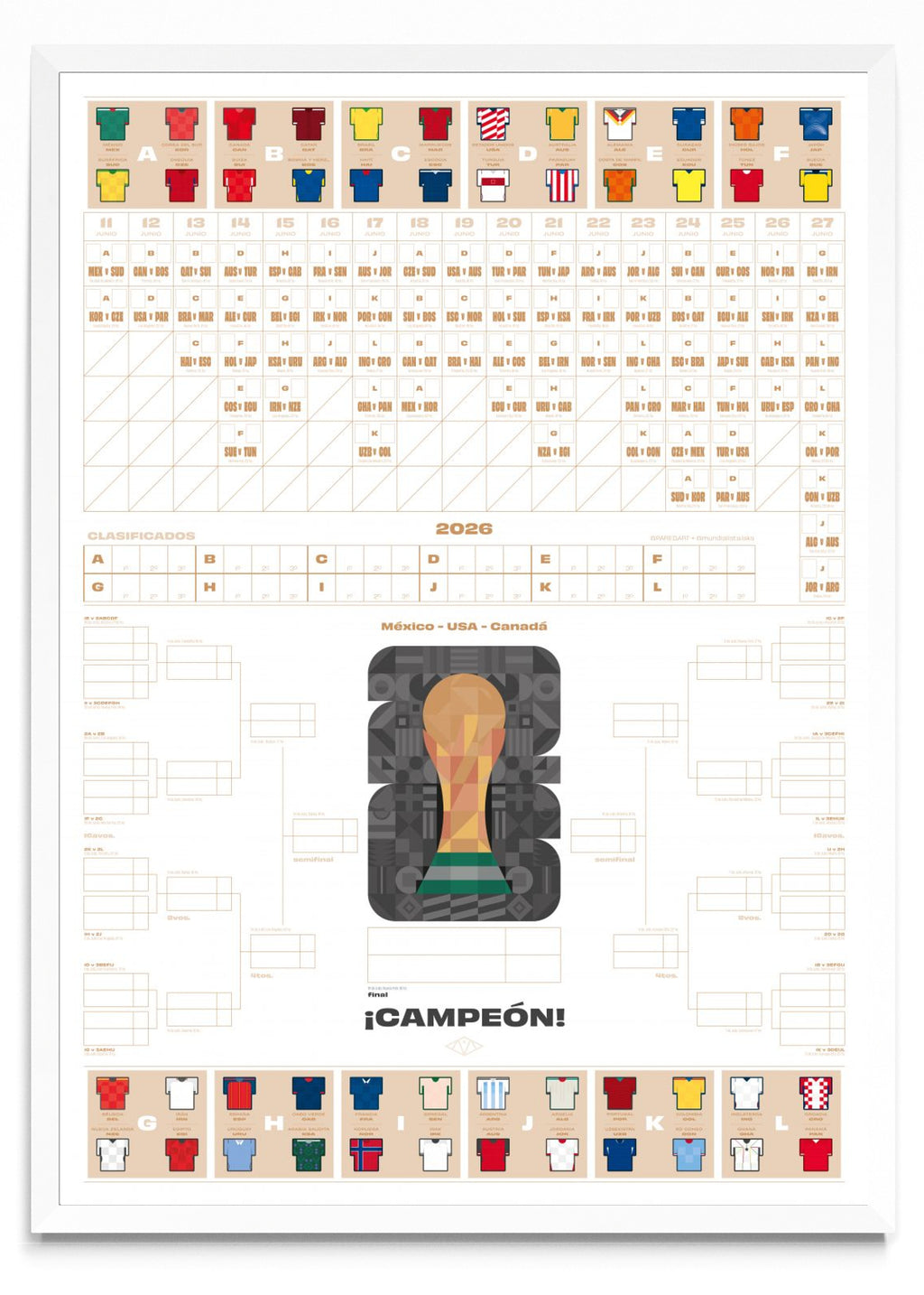 Fixture Mundial 2026 - Retrato BL