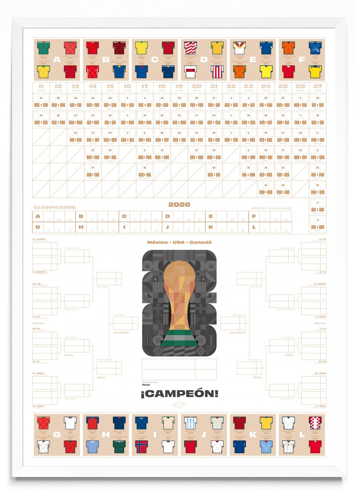 Fixture Mundial 2026 - Retrato BL