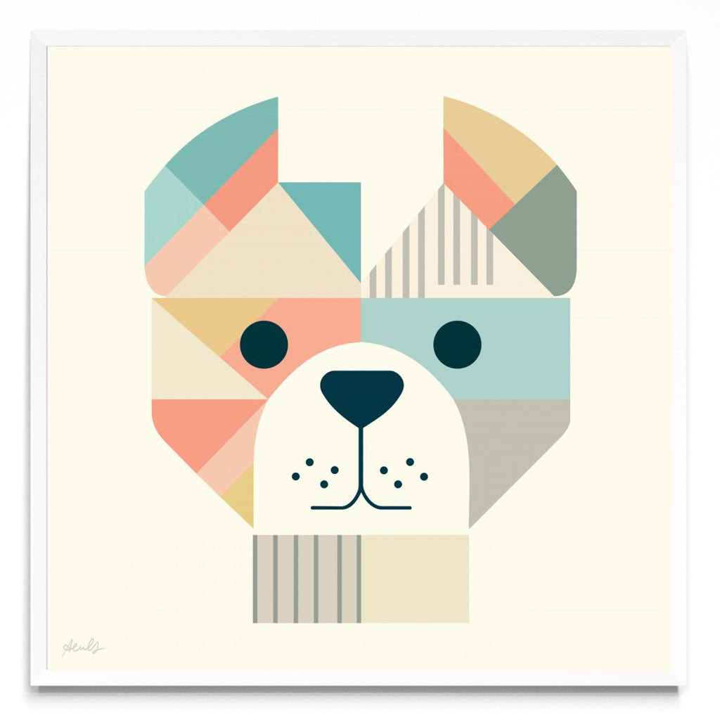 Pedro el perro - Cuadrado BL