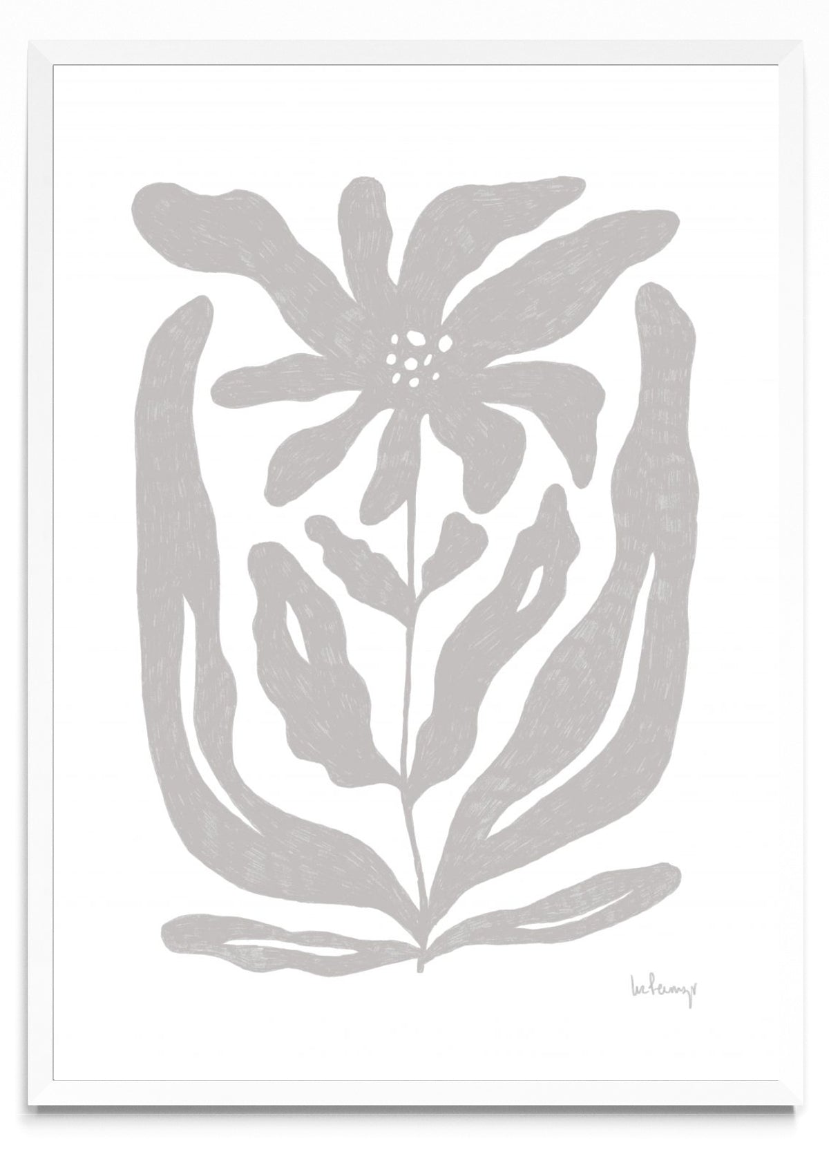 Flor neutra 2 - Retrato BL