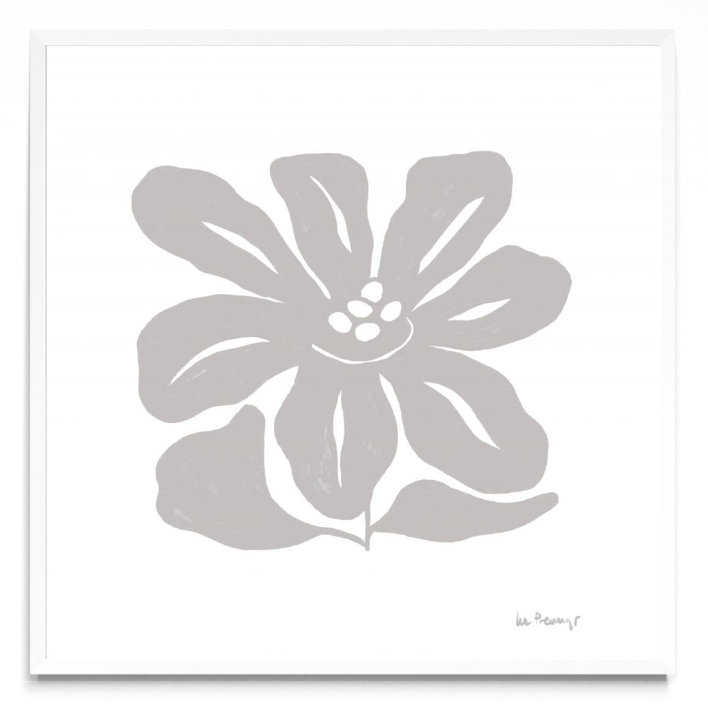 Flor neutra 9 - Cuadrado BL