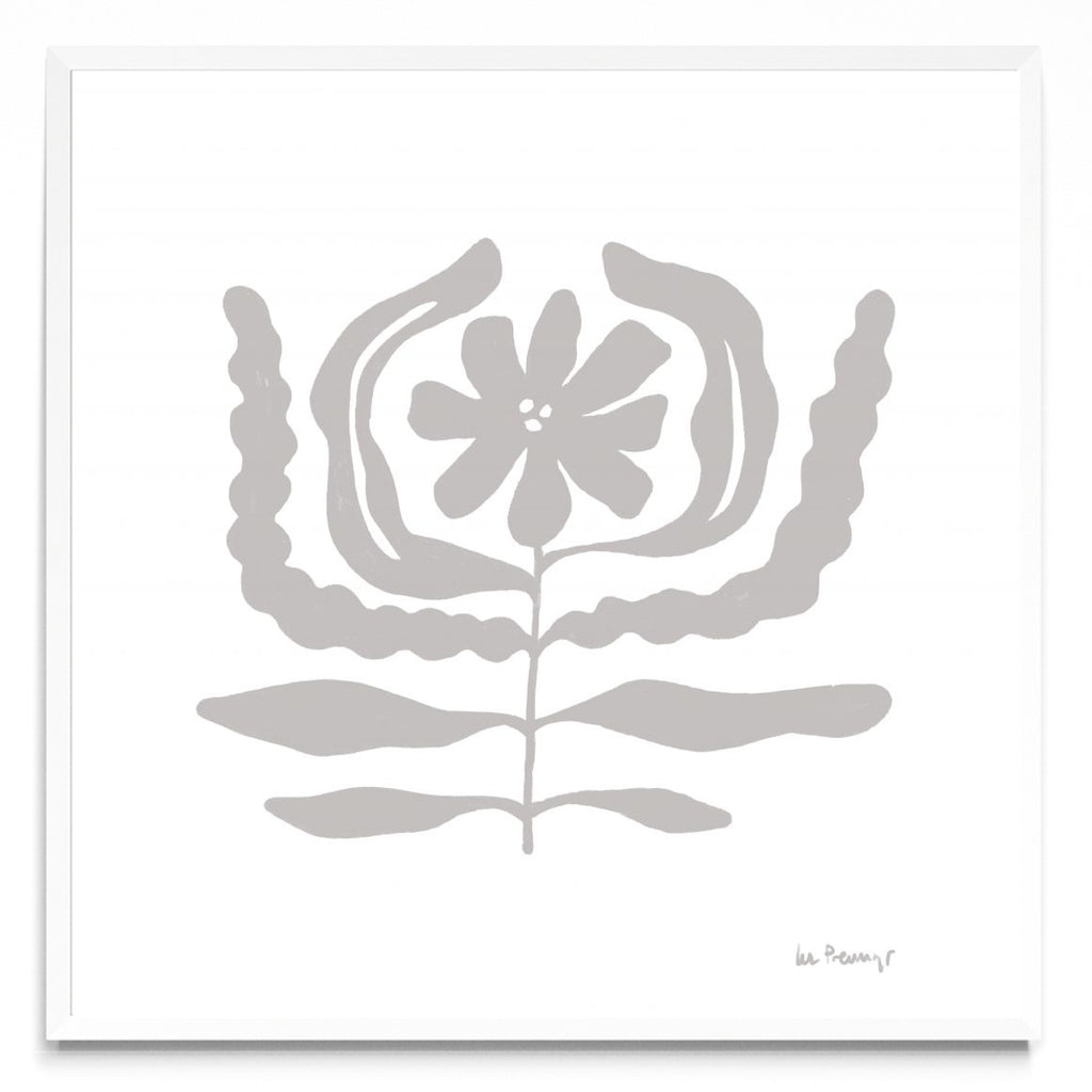 Flor neutra 10 - Cuadrado BL