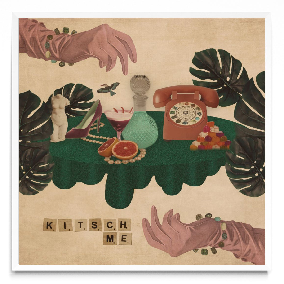 Kitsch me - Cuadrado BL