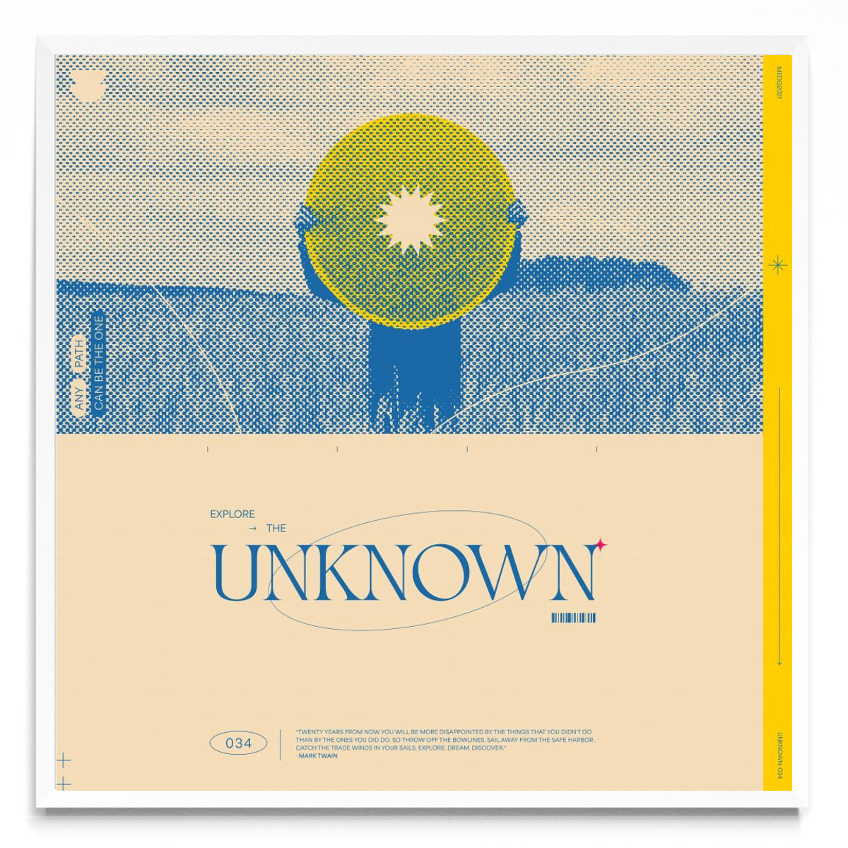 Explore the unknown - Cuadrado BL