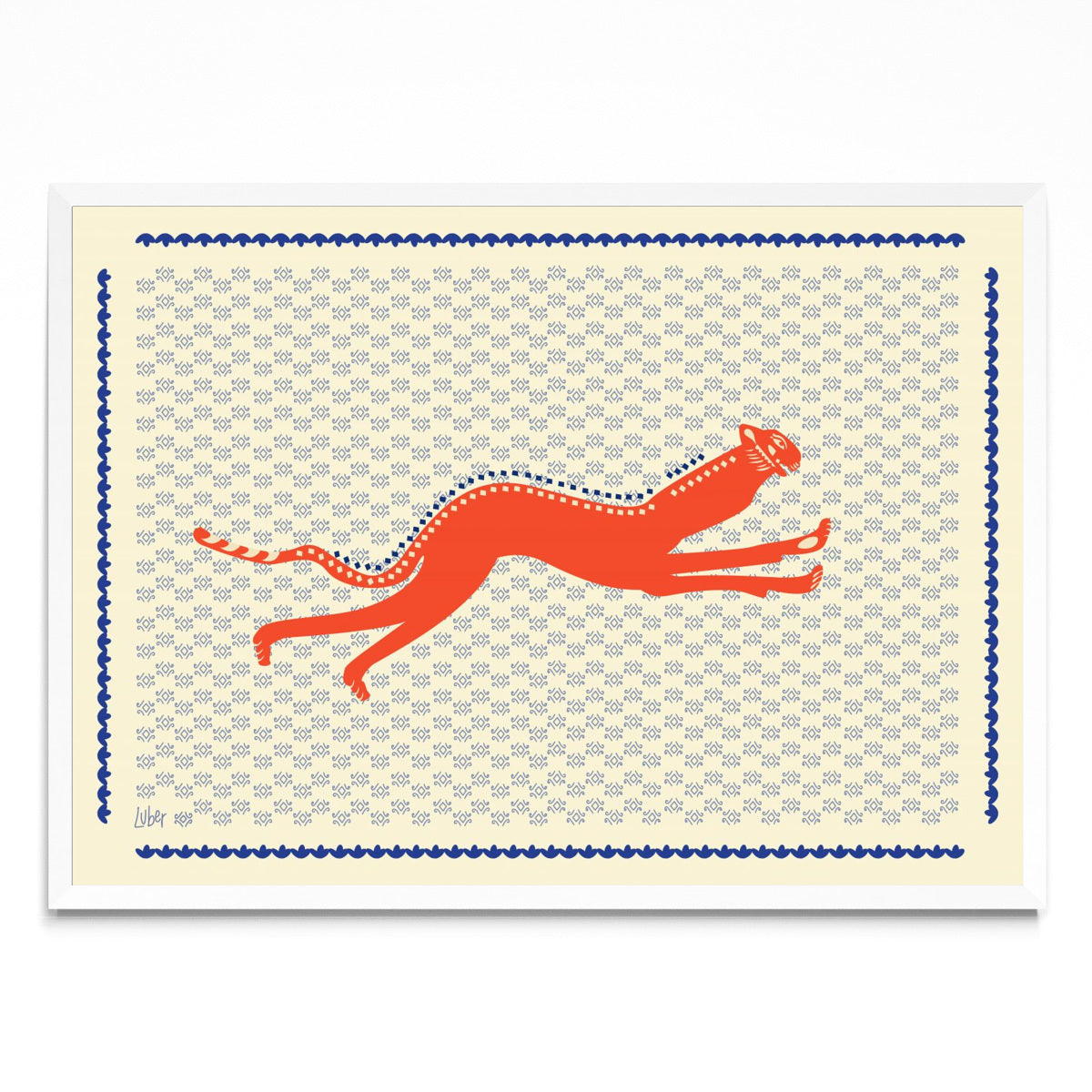 Un cuadrito azul y rojo - Paisaje BL