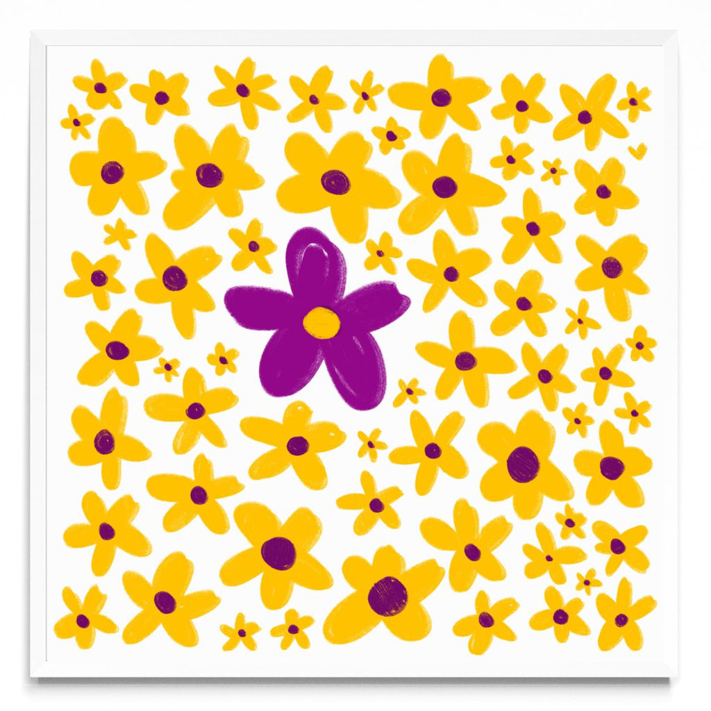 Flores flor florencia. - Cuadrado BL