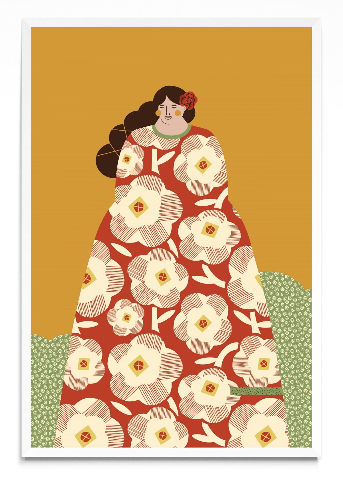 Mujer con Kimono Rojo - FotoV BL