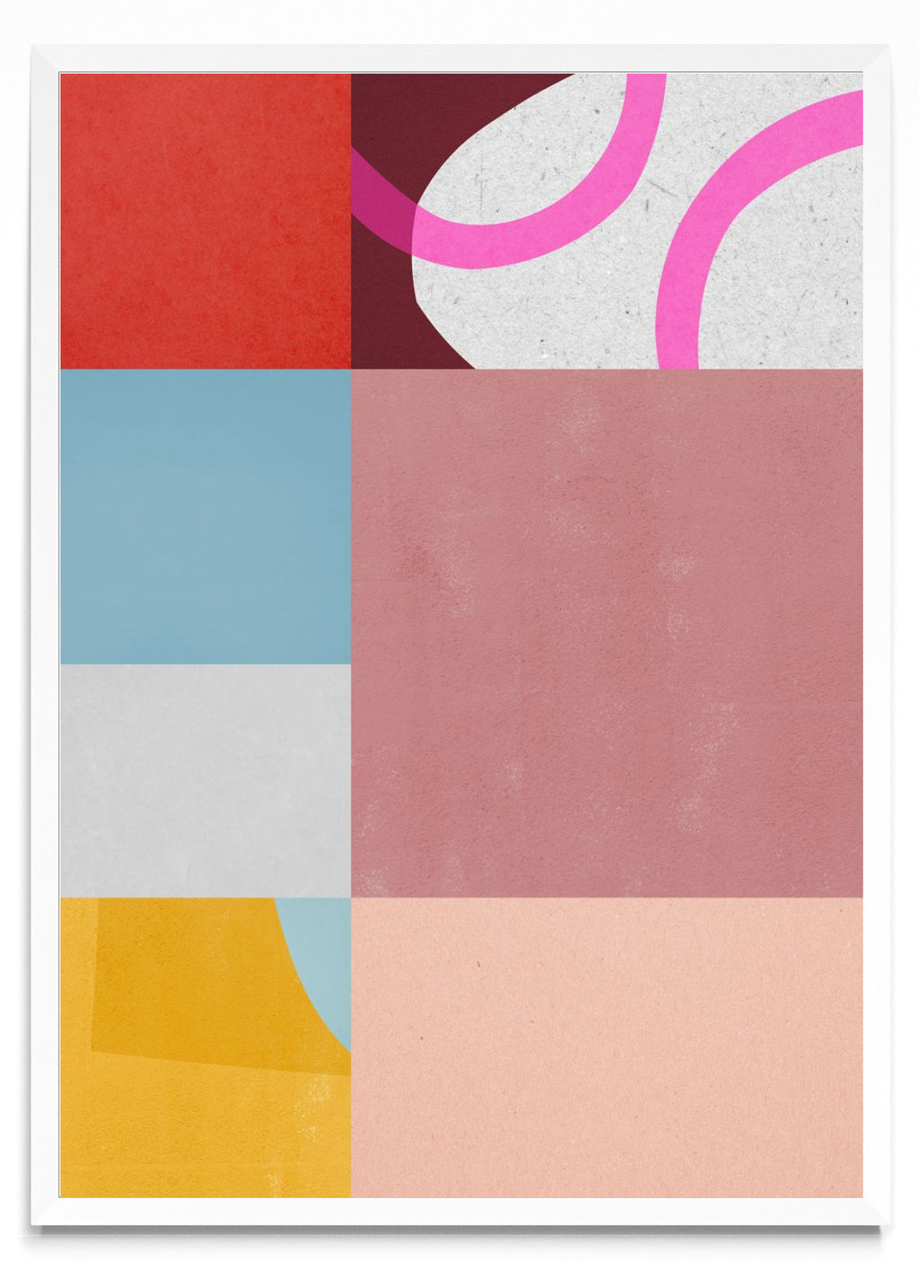 Collage abstracto 3 - Retrato BL