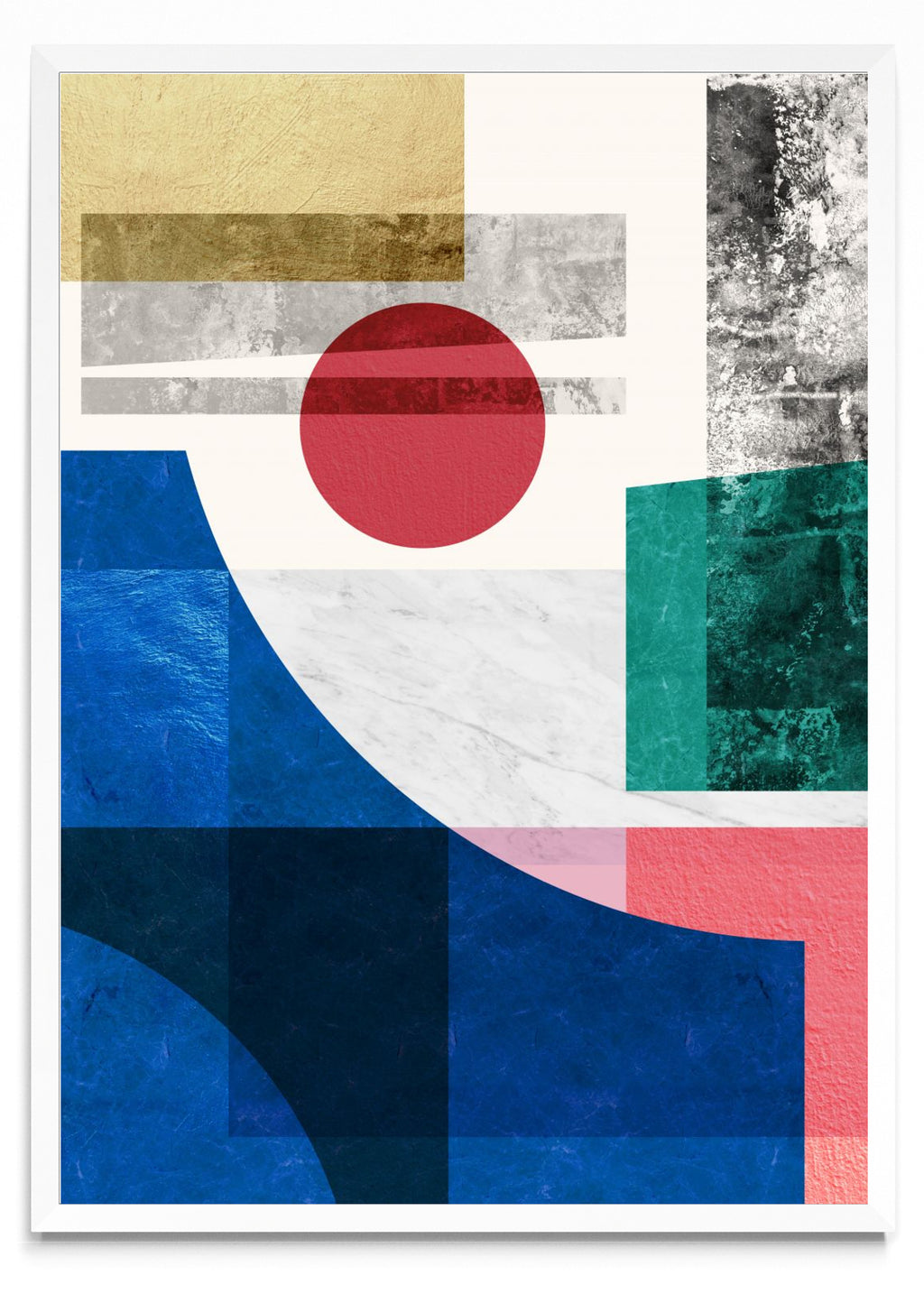 Collage abstracto 5 - Retrato BL