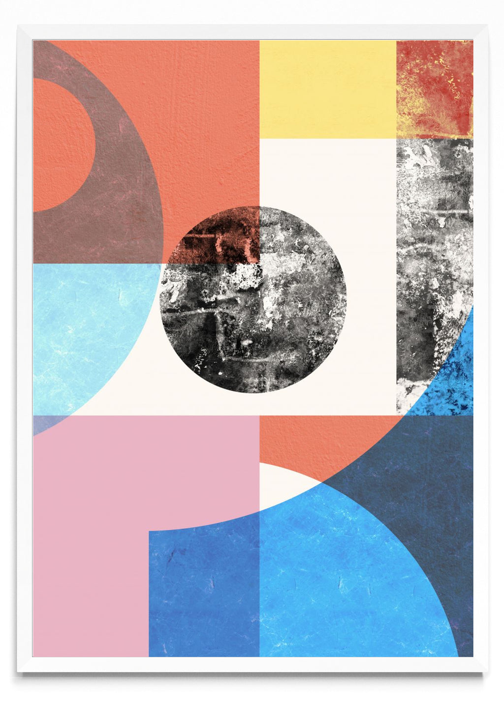 Collage abstracto 6 - Retrato BL