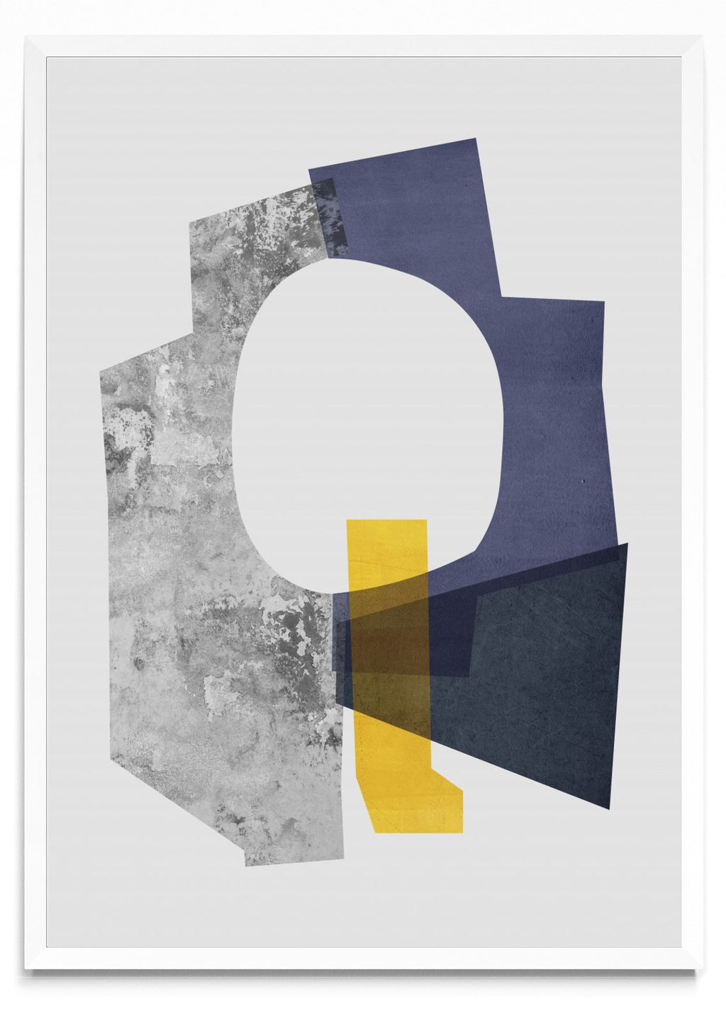 Collage abstracto 8 - Retrato BL