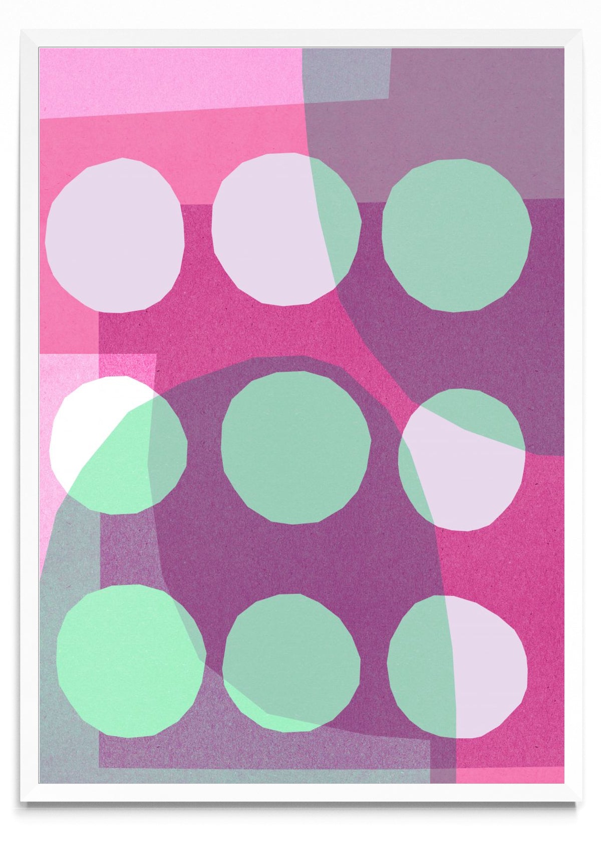 Collage abstracto 10 - Retrato BL