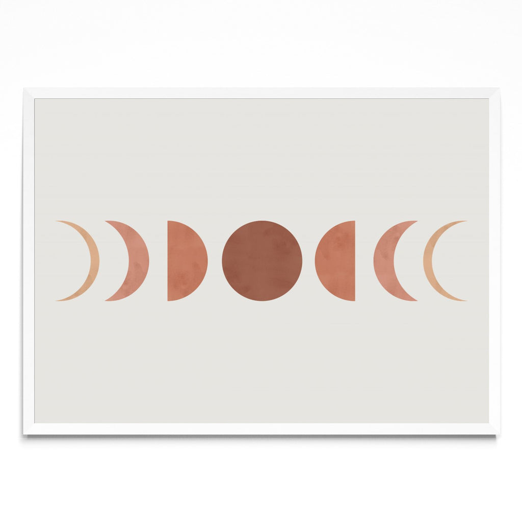 Fases de la luna 1 H - Paisaje BL