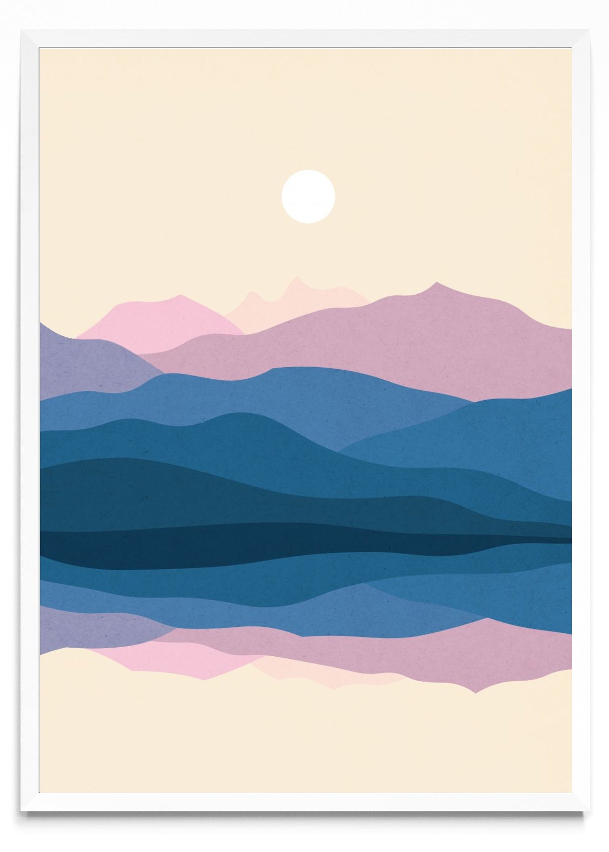 Paisaje de acuarela 1 - Retrato BL