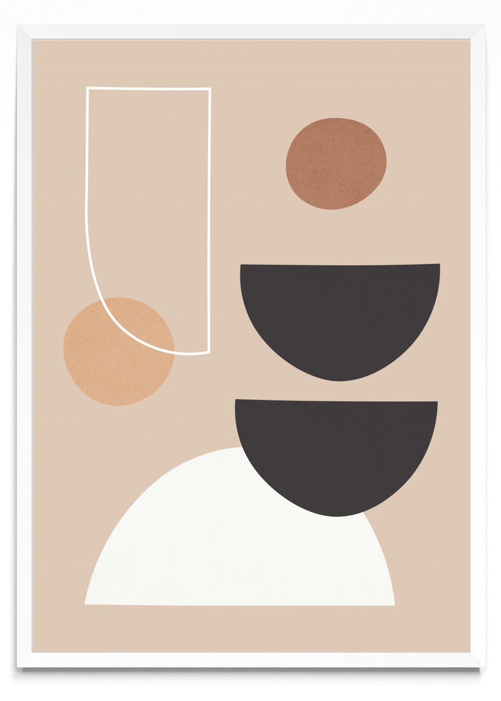 Círculos y semicírculos 12 - Retrato BL