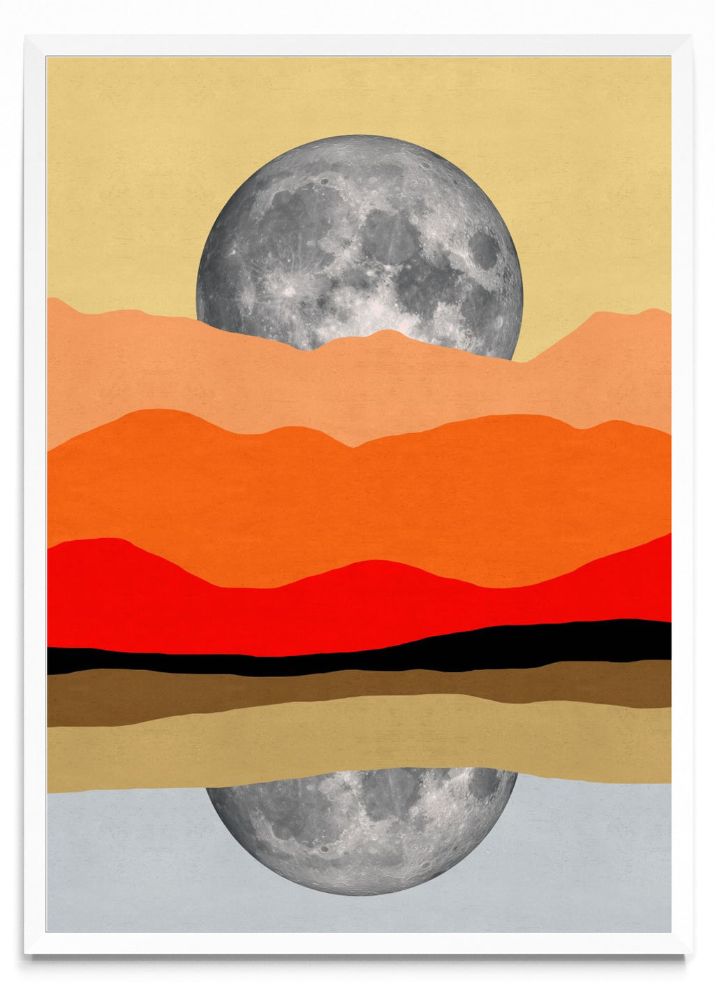 Paisaje geométrico 5 - Retrato BL