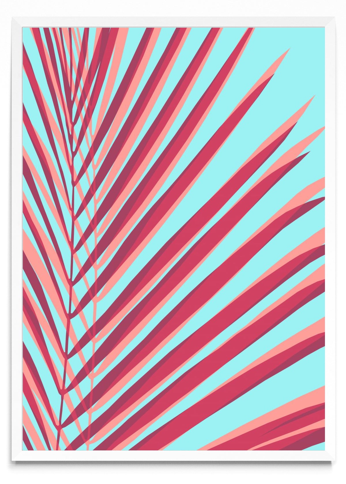 Hojas tropicales 1 - Retrato BL