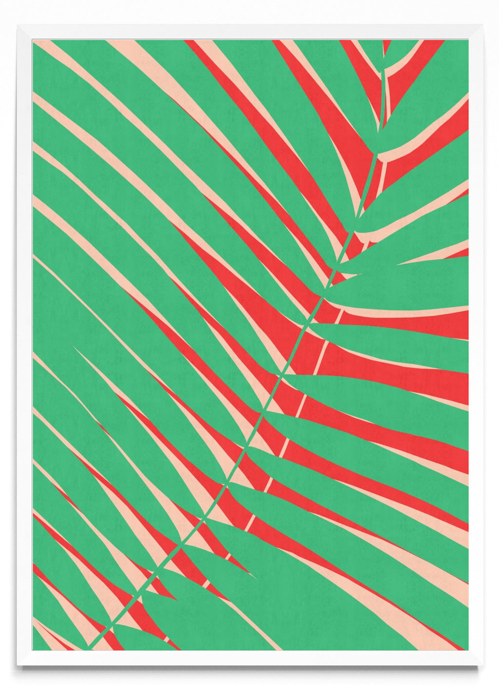 Hojas tropicales 2 - Retrato BL