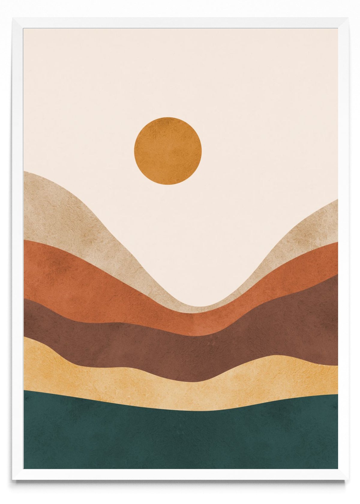 Paisaje de acuarela 7 - Retrato BL