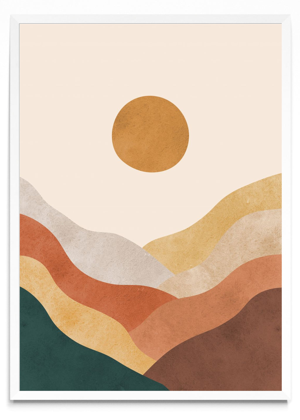 Paisaje de acuarela 8 - Retrato BL