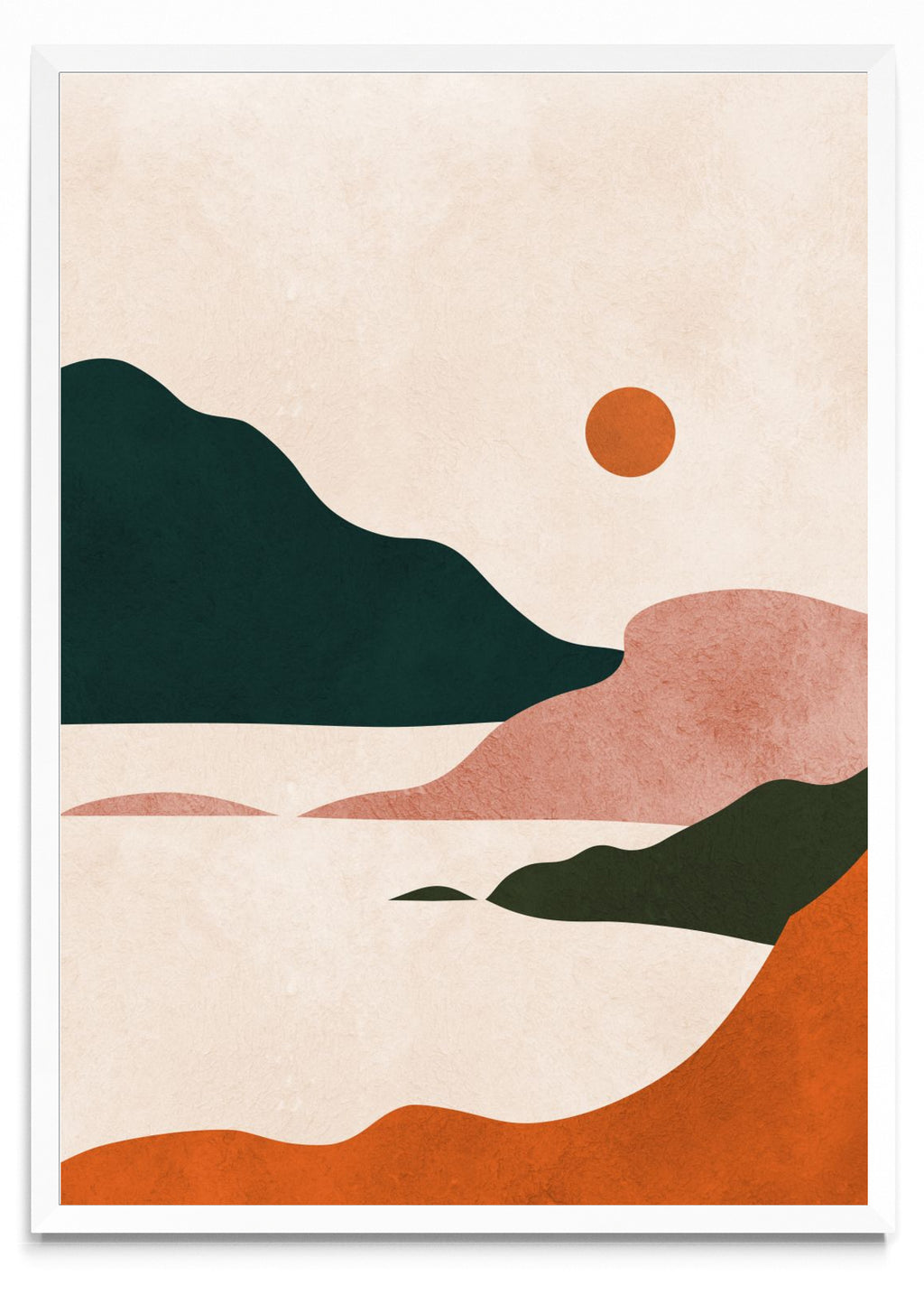 Paisaje de acuarela 11 - Retrato BL