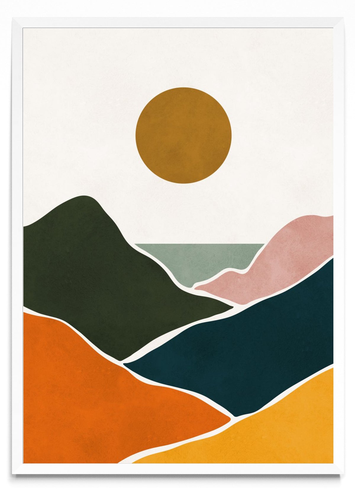 Paisaje de acuarela 14 - Retrato BL