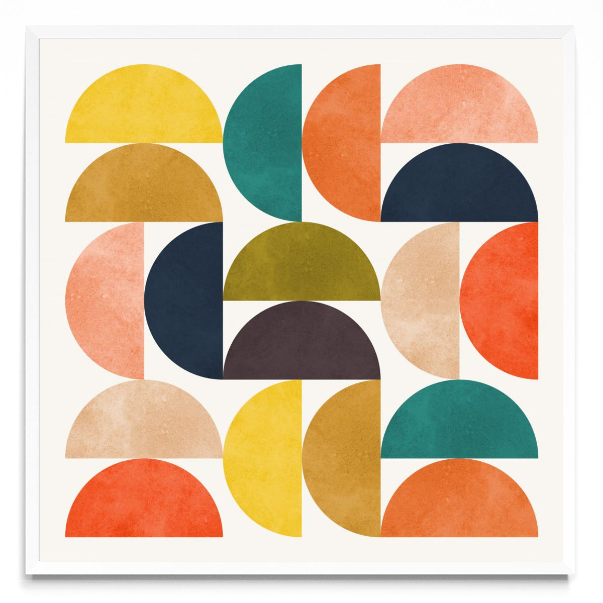 Arte circular 7 - Cuadrado BL