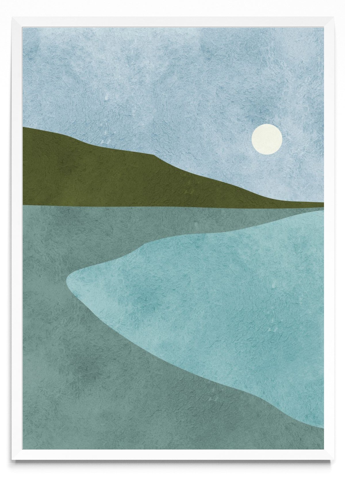 Paisaje de acuarela 9 - Retrato BL