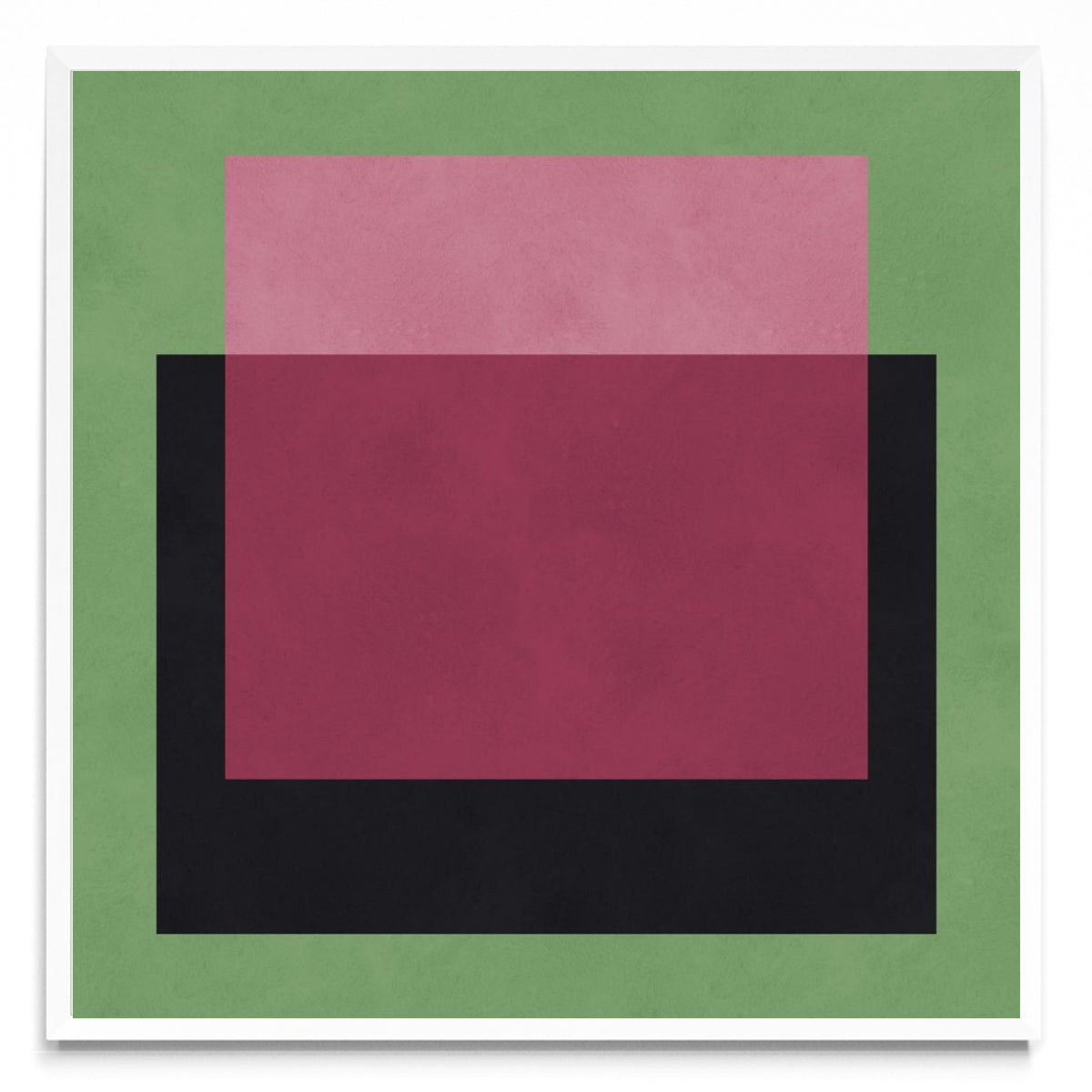 Geometria em fundo verde - Cuadrado BL