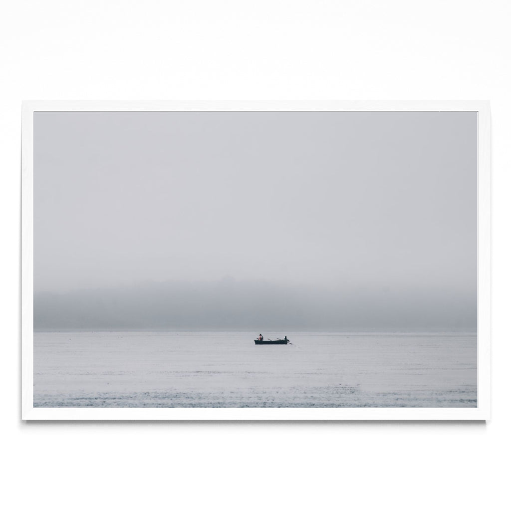 Pescador entre la niebla - FotoH BL