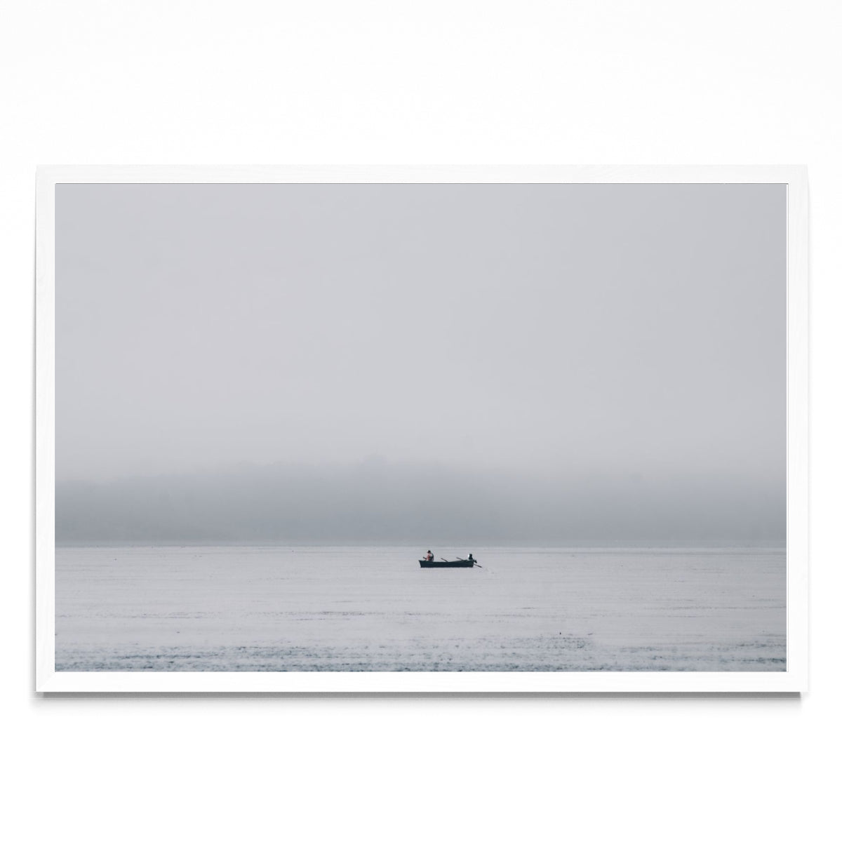 Pescador entre la niebla - FotoH BL