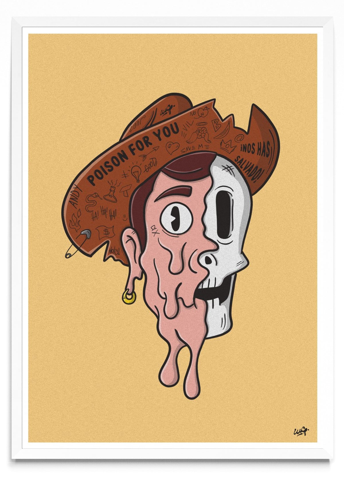 VAQUERO CHORREANTE - Retrato BL